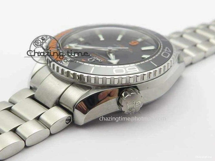 0309 Trendy 2016 Planet Ocean 43.5mm SS V6F Best Edition Black Dial On SS Bracelet A 8210